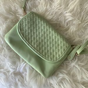 Mint Green purse w/cute liner